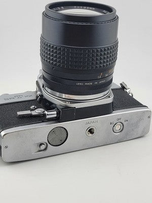 Minolta SRT 101 35mm SLR Film Camera W Venus 1:2.8 F 1 35mm Lens. Untested.