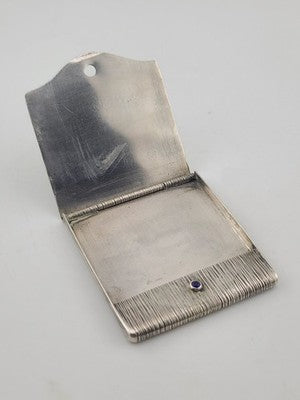 Rare Antique C 1920's French Victorian Silver (800) matchbox holder 31 Grams.