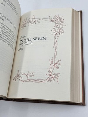 Franklin Library William Butler Yeats Selected Poems 1979 Leather Edition. New.