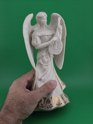Lenox China Jewels Collection Angel of Harmony Ivory Porcelain & Gold Trim 9.5"