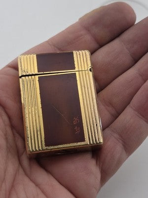 Private: Vintage S.T. Dupont Line 1 Laque De Chine Gold palted.
