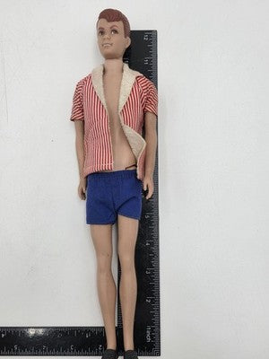Rare Vintage 1961 Mattel Ken Doll #750 Early 1st Issue Brunette Original Clothes