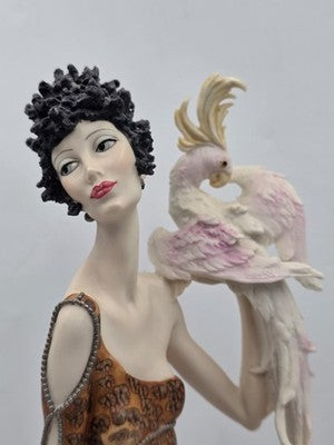 Giuseppe Armani Lady With Parrot 616/C Hand Signed LE 262/5000 Box COA Italy