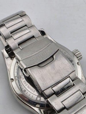 Akribos XXIV Men AK477BK Skeleton Stainless Steel Automatic 44mm Watch. Works