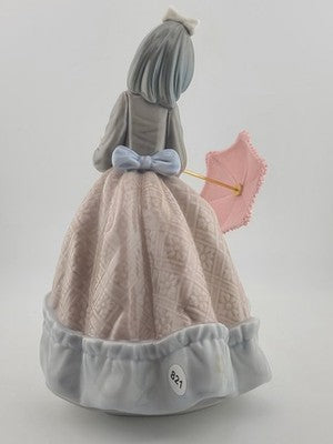 Vtg Lladro Jolie Lady with Parasol #5210 Porcelain Figurine Spain 1983 Retired