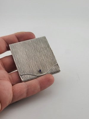 Rare Antique C 1920's French Victorian Silver (800) matchbox holder 31 Grams.