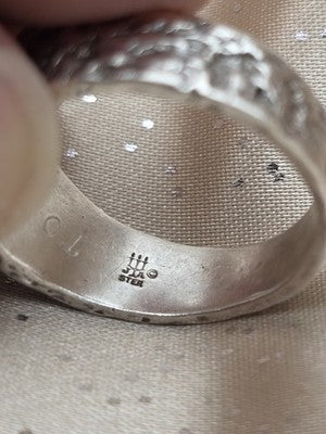 RETIRED RARE MENS James Avery “Mark Of The Cross” Sterling Silver Ring Size 11