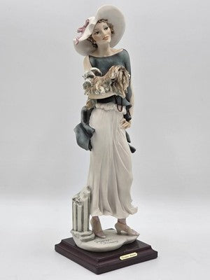 Giuseppe Armani Capodimonte Figurine Sophia W Puppy Porcelain Sculpture 0636C