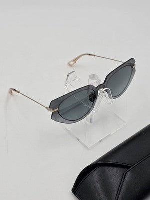 Vtg Christian Dior Attitude 2 Sunglasses Grey Gold 2M01I Authentic 53mm W Case