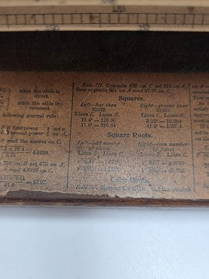 1920 Keuffel & Esser Thatcher's Calculating Instrument Model 4093 w/ Manual