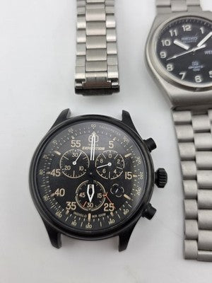 Great Collection Vintage Watch Lot Seiko Disney Dynabeat Raketa Expedition.