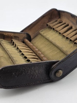 ROCK ISLAND ARSENAL 1903 McKEEVER U. S. ARMY LEATHER CARTRIDGE POUCH