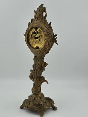 Antique 19th C Jennings Brothers Art Nouveau “Holly” Clock 1891. Spring Broken
