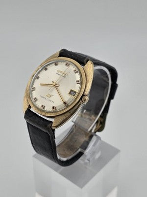 Vintage 1960's Longines Ultra-Chron Automatic Date 10K GF 34mm Watch. Works.
