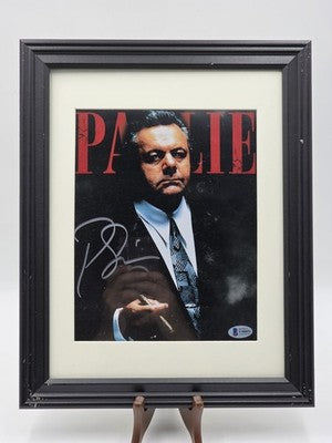 Paul Sorvino Autographed Goodfellas Paulie Cicero Photo BAS Beckett Framed