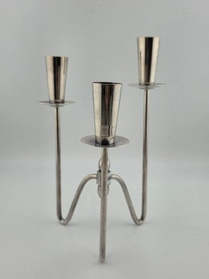 Rare Vintage Authentic Three-armed Candlesticks Silver Plated by Johannes Berg