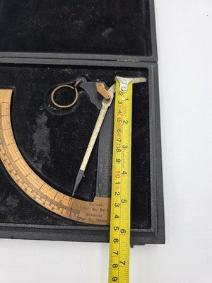 JOHN CASARTELLI LTD SCALES/ PORTABLE CLOTH BALANCE INSTRUMENT & FITTED CASE.