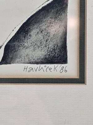 Karel Havlicek In a Sentimental Mood 1986 Signed Ltd Ed Serigraph 63/120 Framed
