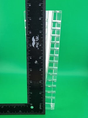 Rare Orrefors Sweden Clear Crystal MODERN FLOWER HORIZON VA Jan Johannson