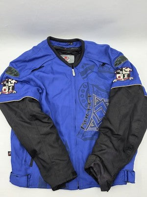 Vintage Joe Rocket Rocket Nation 2 Blue Black Superbike Series Jacket Men’s XL