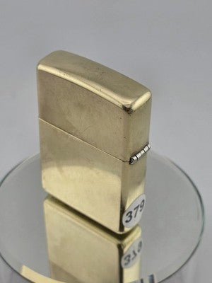 Vintage 1994 Collectible Barrett Smythe Design "LION" Brass Zippo Lighter. Works