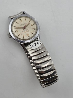 Antique 1940's Pierce 17 Jewel Swiss Watch Parashock Antimagnetic Mens. Works.