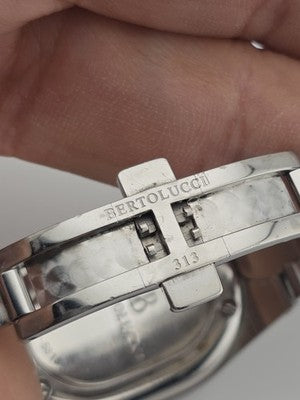 Vintage Bertolucci Serena Swiss Made Ladie Quartz Watch Ref 313-5818 Steel Works