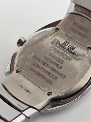 New High Tech Ceramic Titanium Rado Ovation Jubile Watch Ref 152.0493.3