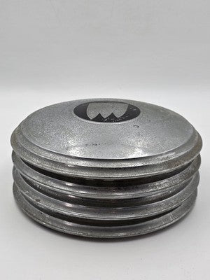Vintage Buick Tri-Shield Dog Dish Poverty Hub Caps Set of 4 10" 1941-1960 OEM