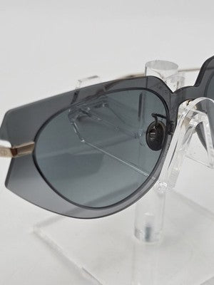 Vtg Christian Dior Attitude 2 Sunglasses Grey Gold 2M01I Authentic 53mm W Case