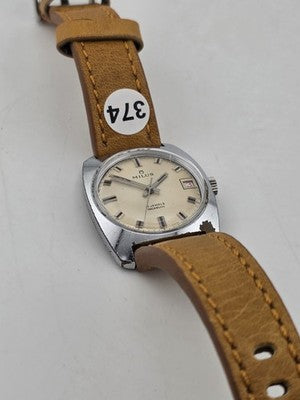 VINTAGE ULTRA-RARE MILUS MANUAL 17 JEWELS WATCH SWISS MADE INCABLOC 1960s. WORKS