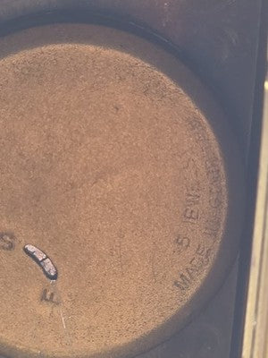 Vintage Smiths Miniature Brass Lantern Clock Wind-Up Made in Great Britain. Read