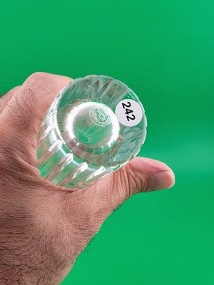 Vintage Baccarat Crystal HARMONIE Vertical Cuts Cylinder Flower Vase  7 "