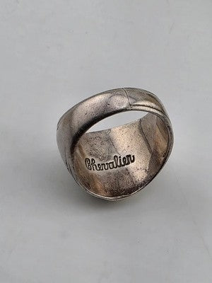 1940's Sterling Silver DeMolay Masonic Chevalier Ring Knights Templar Fraternal