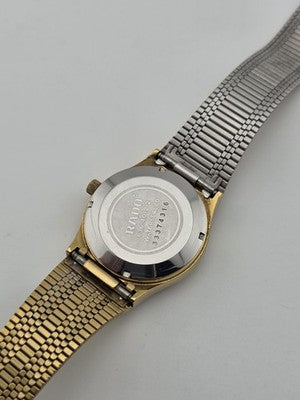 1970 Rado Voyager Automatic Black Dial Day Date Swiss Mens Watch 636.40122 Works