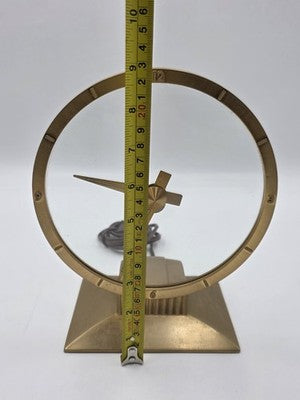 Vintage 1950’s Jefferson “The Golden Hour” Mystery Clock 580-101 True MCM Works