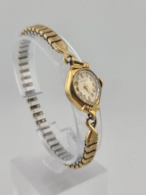 Rare Antique Benrus Ladies 10k Gold Filled Duchess Watch C1940. Working.