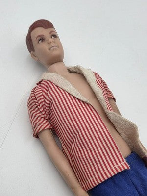 Rare Vintage 1961 Mattel Ken Doll #750 Early 1st Issue Brunette Original Clothes