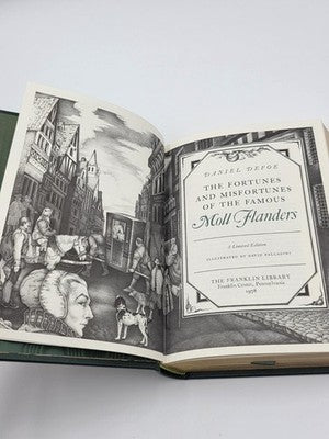 Franklin Library Moll Flanders Daniel Defoe 1978 Leather Bound Classic Book. New