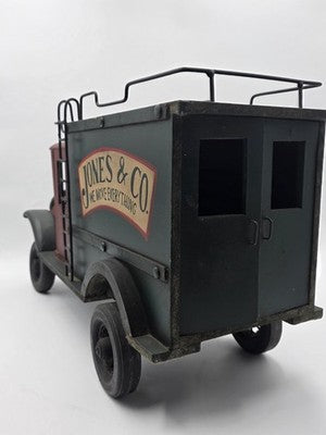Vintage 24" Jones & Co "We Move Everything" wooden truck 1950s working steering