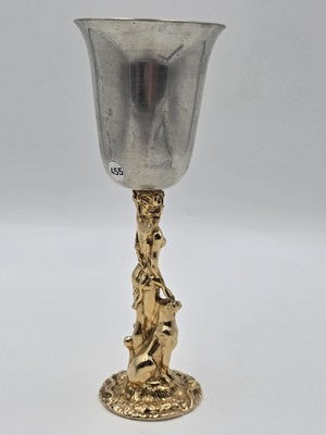 Rare K Dopita Studio Maiden Goblet Ltd Ed 183/300 Hand Made Tin Alloy Copper Art