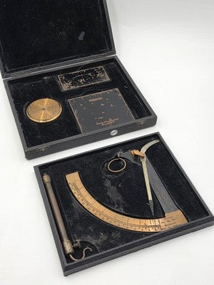 JOHN CASARTELLI LTD SCALES/ PORTABLE CLOTH BALANCE INSTRUMENT & FITTED CASE.