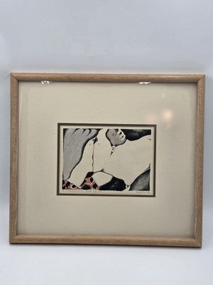 Karel Havlicek In a Sentimental Mood 1986 Signed Ltd Ed Serigraph 63/120 Framed