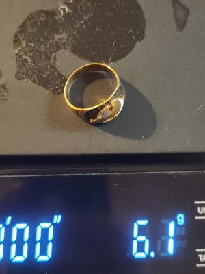 Vintage 10k Solid Gold Masonic Ostby Barton Shriner Ring Size 9. Weight 6.1 Gram