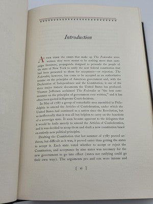 Vintage The Federalist Franklin Library 1977 Leather Bound Limited Edition NEW