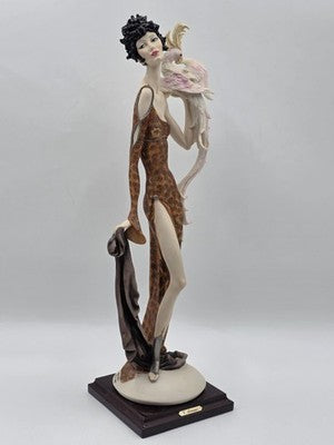 Giuseppe Armani Lady With Parrot 616/C Hand Signed LE 262/5000 Box COA Italy