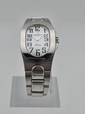 Vintage Bertolucci Serena Swiss Made Ladie Quartz Watch Ref 313-5818 Steel Works