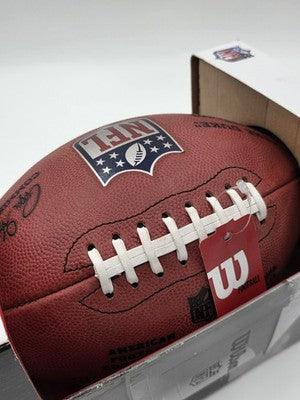 Nico Collins NFL Authenticated Signed Wilson Duke Texans Football NFL Hologram