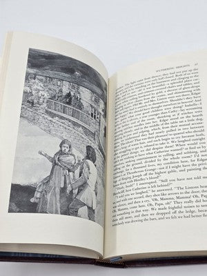 1975 FRANKLIN LIBRARY Emily Bronte WUTHERING HEIGHTS Red Leather LIMITED ED. New
