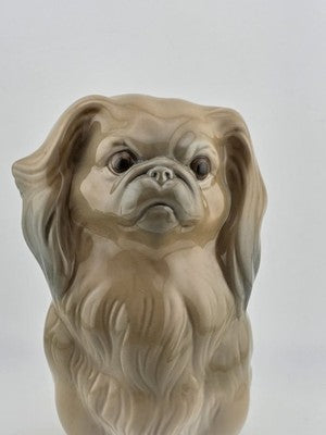 Beautiful Retired Lladro Figurine Titled PEKINESE, Number 4641, MINT Condition